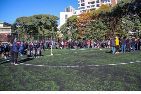 Año 2022 - Inauguración carpeta de Césped Sintético de la cancha de Fútbol